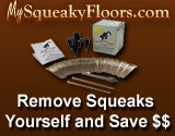 Find squeaky floor hardware on MySqueakyFloors.com!