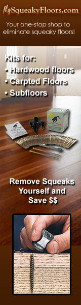 How to fix squeaky floors on MySqueakyFloors.com!