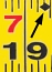 black diamonds on tape measure, triangles on tape measure, truss layouts, 8-foot sheet goods, metric layouts, five trusses per sheet, red stud markings, EasyPoint ProTape, Learn How to Read and Choose a Tape Measure, copyright by Leon A. Frechette/C.R.S., Inc.