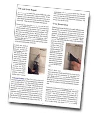 Purchase this article to learn what it takes to restore tile grout!