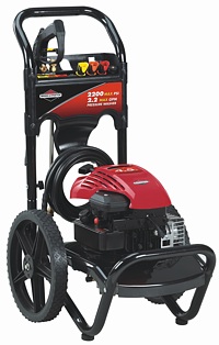 briggs and stratton 2200 pressure washer, pressure washers, briggs and stratton, b&s pressure washer, pressure washer with interchangeable nozzles, color-coordinated nozzles, clean concrete patios, clean rock patios, clean vehicles, clean home siding, clean driveways, clean decks, select the proper nozzle and pressure, ProjectPro, water broom, multi purpose cleaner, remove mold, remove mildew, remove dirt, remove grime, fast cleanup, fast chores, easy maintenance